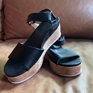 Black Platform Sandals